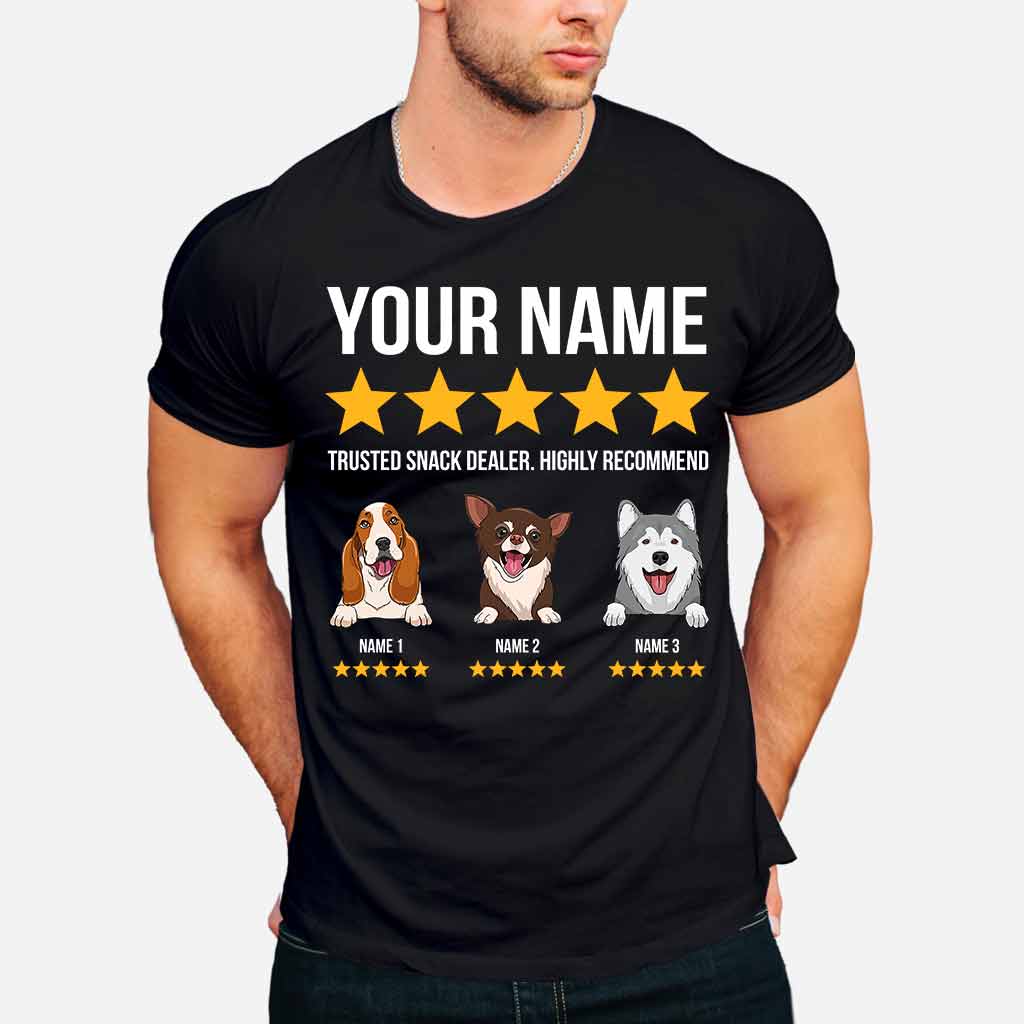 Vertrauenswürdiger Snackhändler – Personalisiertes Hunde-T-Shirt und Hoodie
