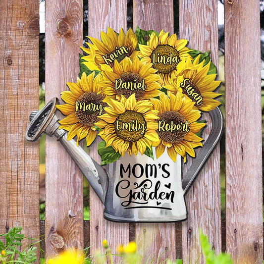 Mamas Garten – Personalisiertes Gartenschild aus Metall