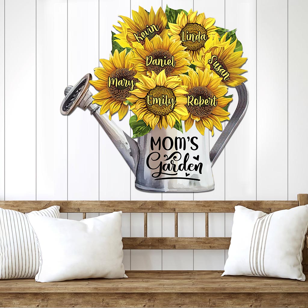 Mamas Garten – Personalisiertes Gartenschild aus Metall