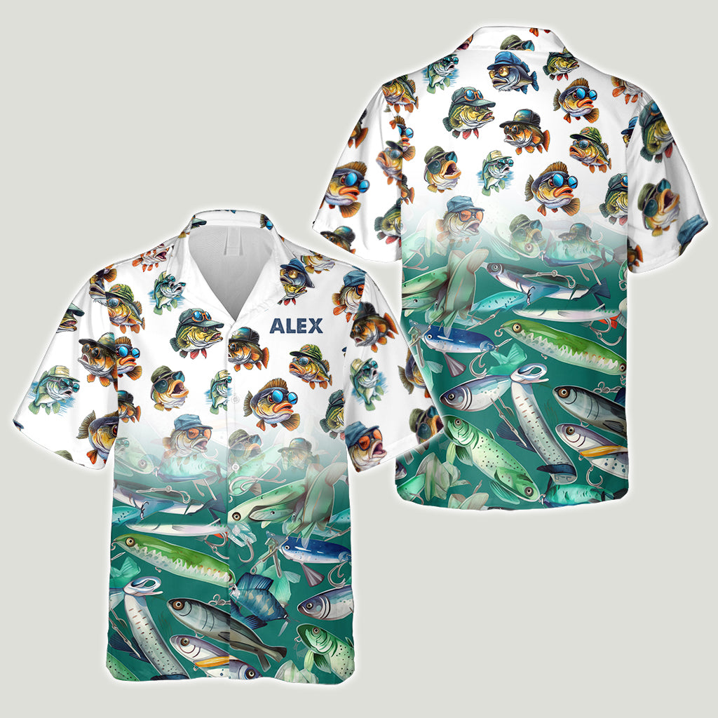 Fishing Lovers - Personalized Fishing Hawaiian Shirt