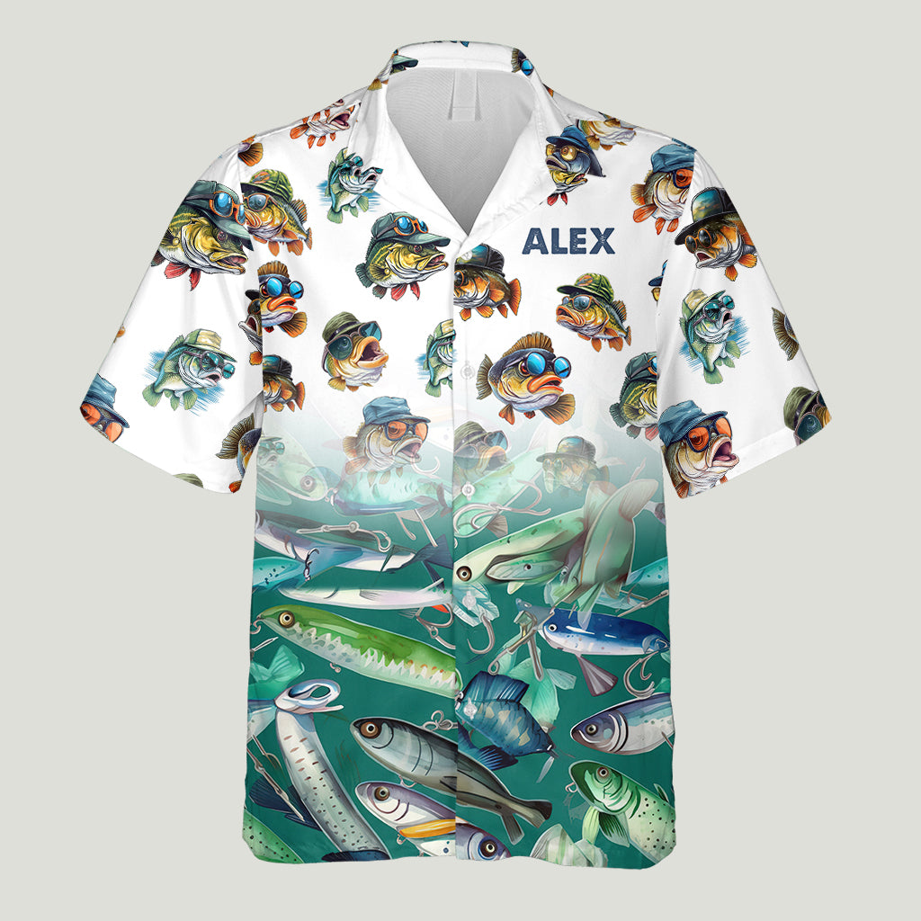 Fishing Lovers - Personalized Fishing Hawaiian Shirt