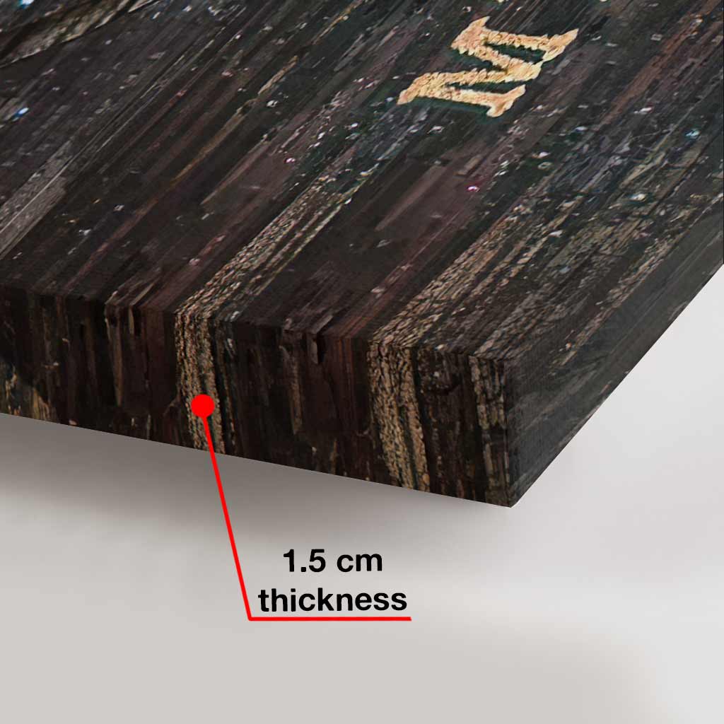 Gott wusste, dass mein Herz dich brauchte – Personalisierte Leinwand und Poster für Paare