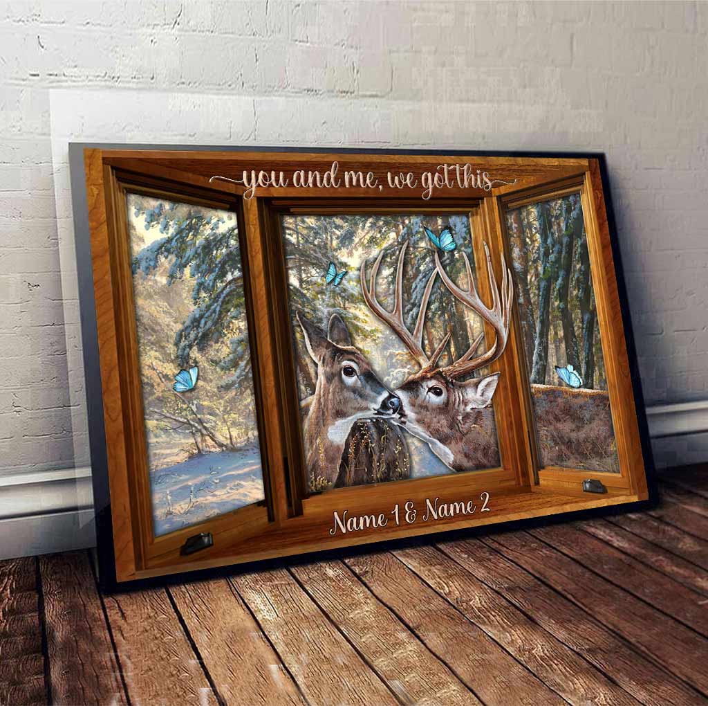 Du und ich, wir schaffen das – Personalisiertes Jagdposter