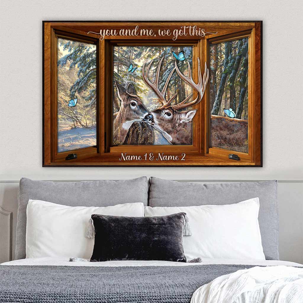 Du und ich, wir schaffen das – Personalisiertes Jagdposter