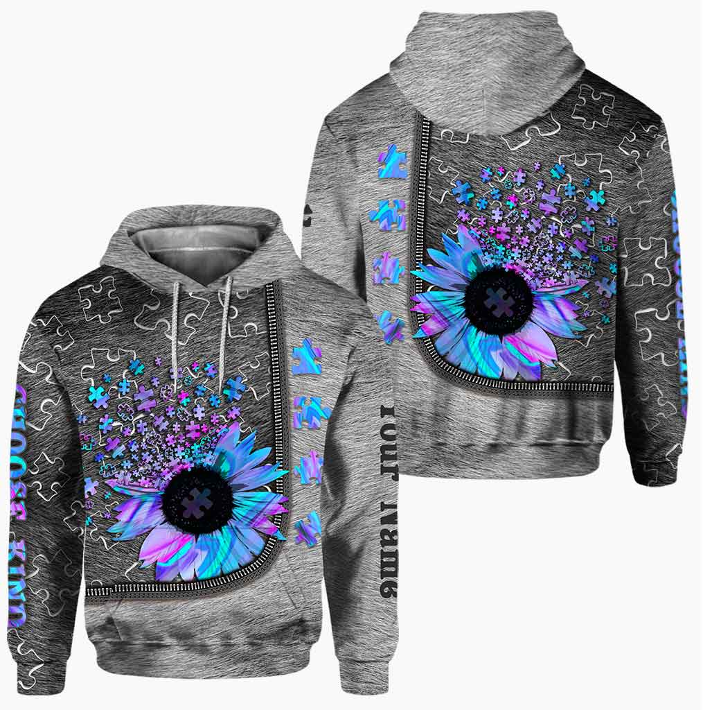 Anderssein ist okay – Personalisierter Hoodie und Leggings zur Sensibilisierung für Autismus