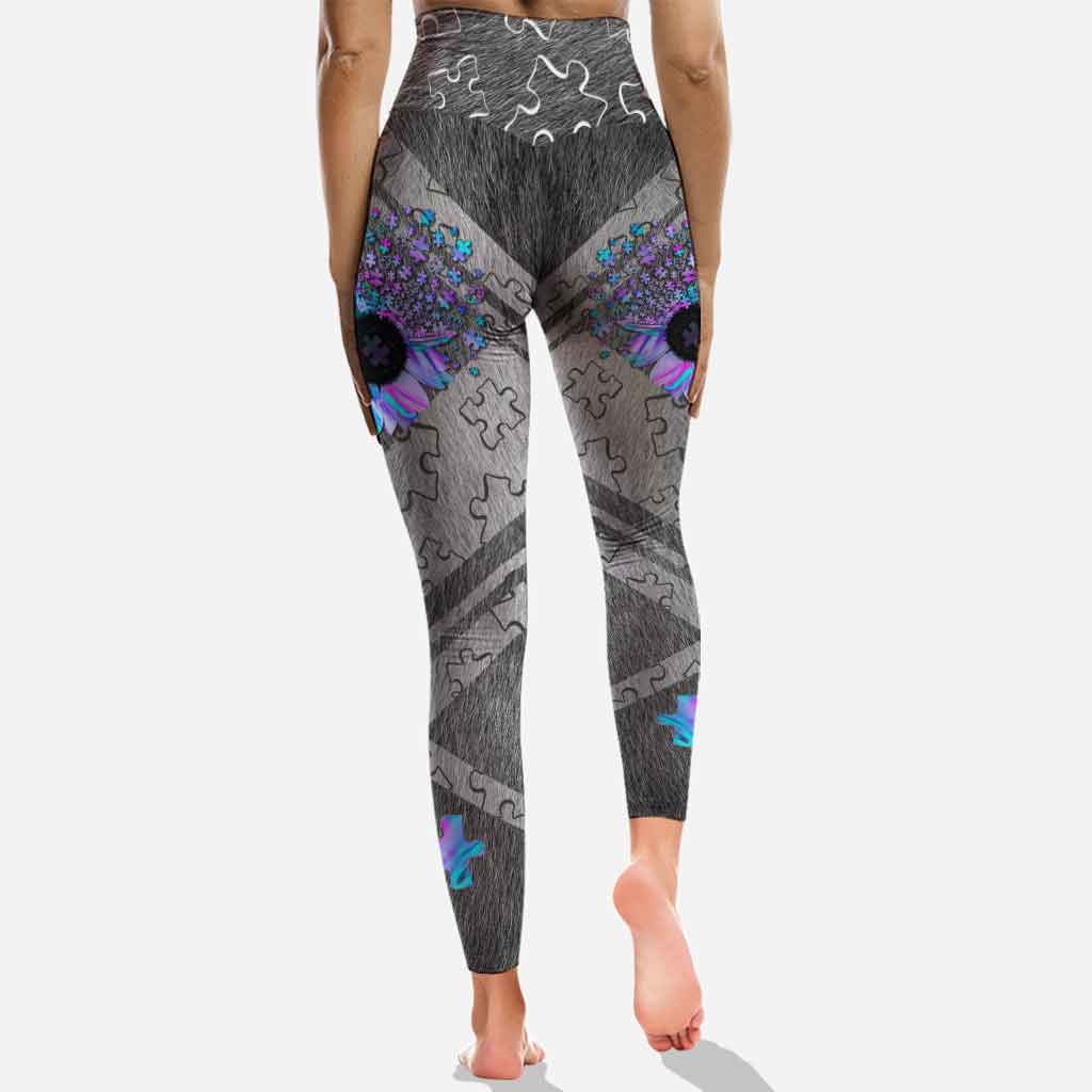 Anderssein ist okay – Personalisierter Hoodie und Leggings zur Sensibilisierung für Autismus