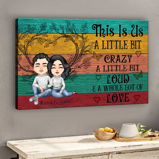 Du bist mein Ein und Alles – Personalisierte Leinwand und Poster für Paare