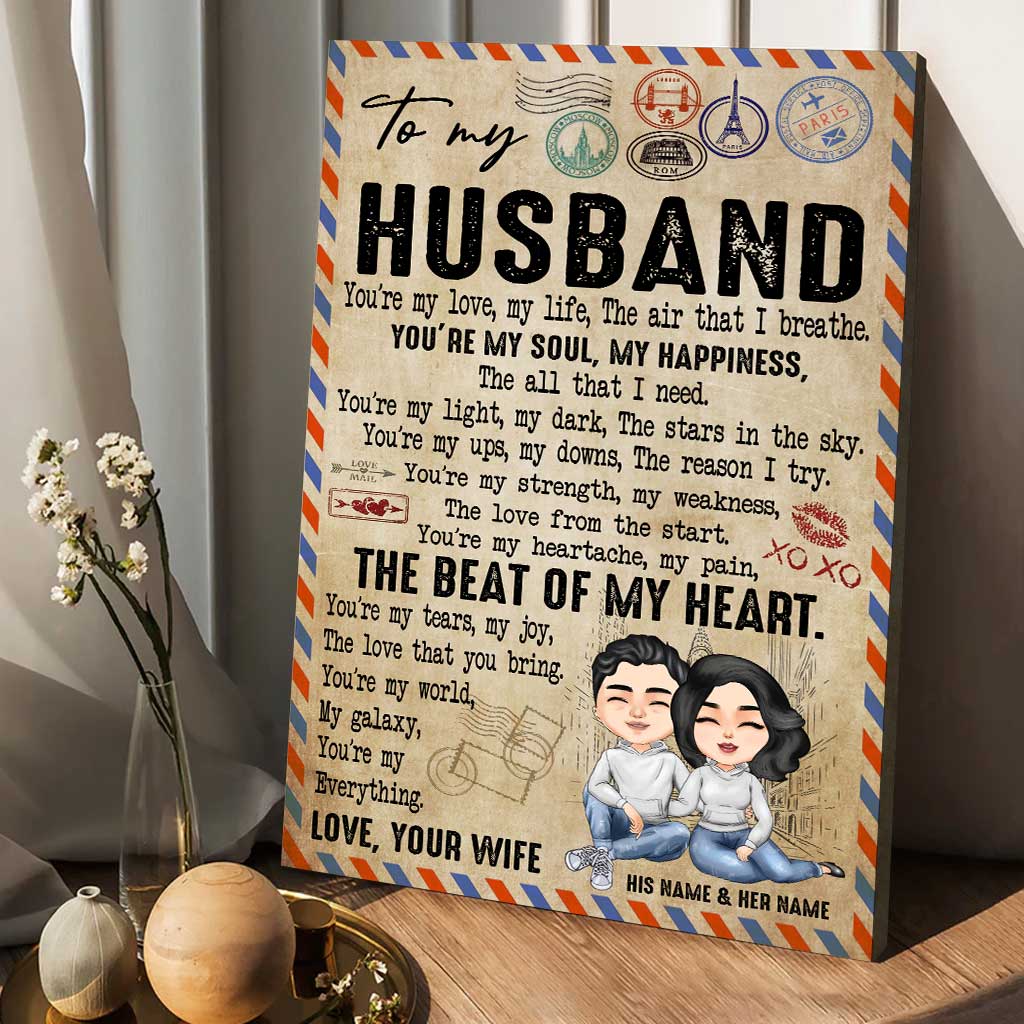 You Are My Everything - Personalized Couple Canvas And Poster