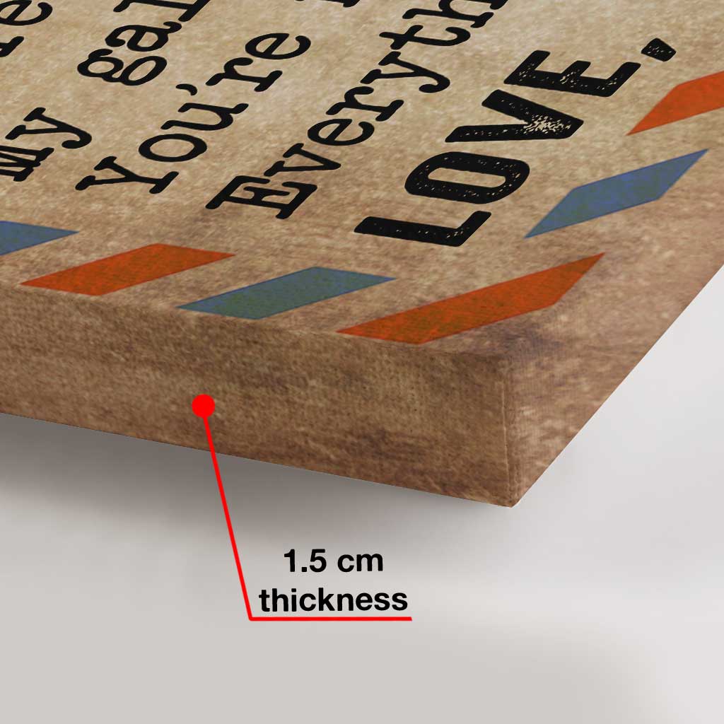 You Are My Everything - Personalized Couple Canvas And Poster