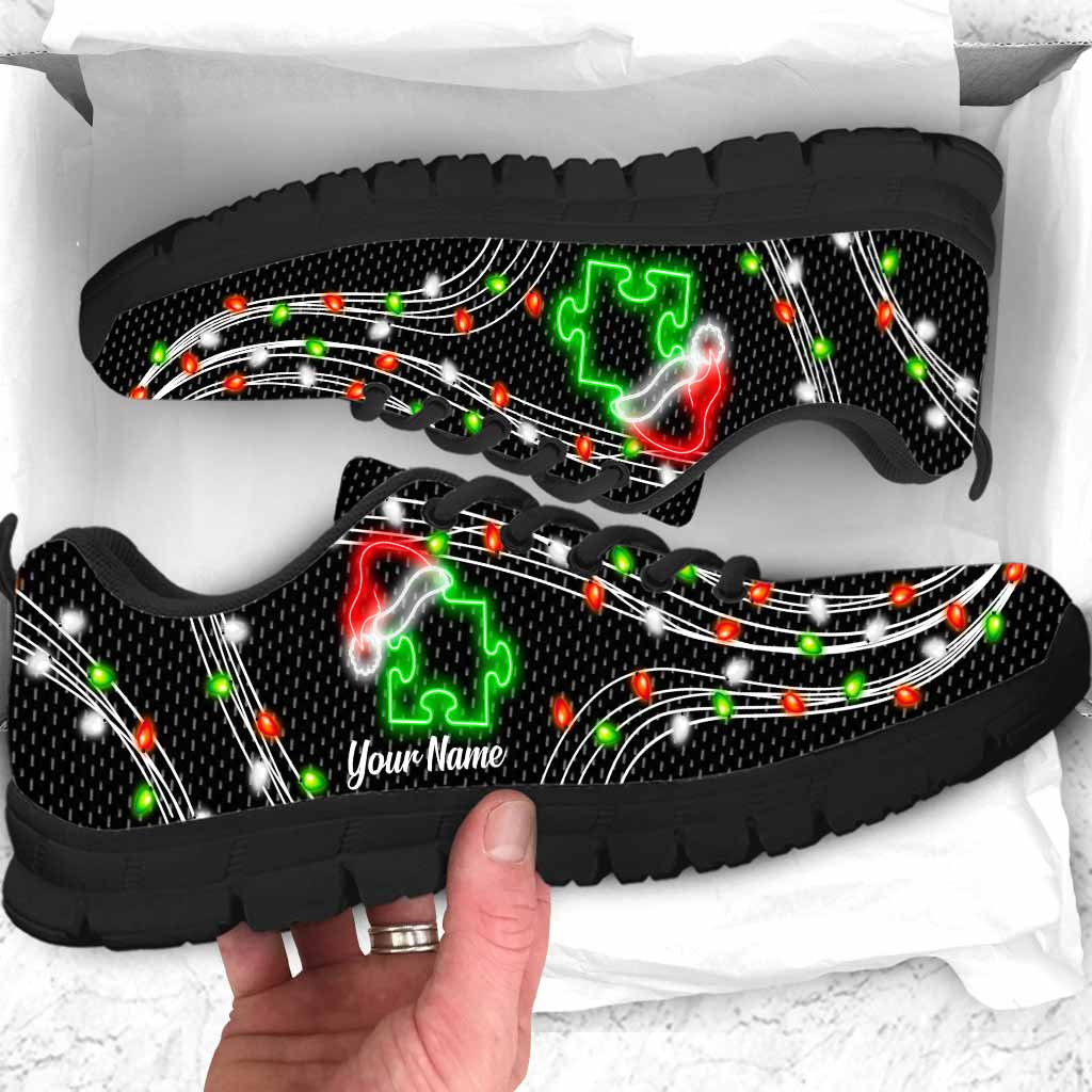Die Weihnachtszeit ist da – personalisierte Weihnachtssneaker zur Sensibilisierung für Autismus