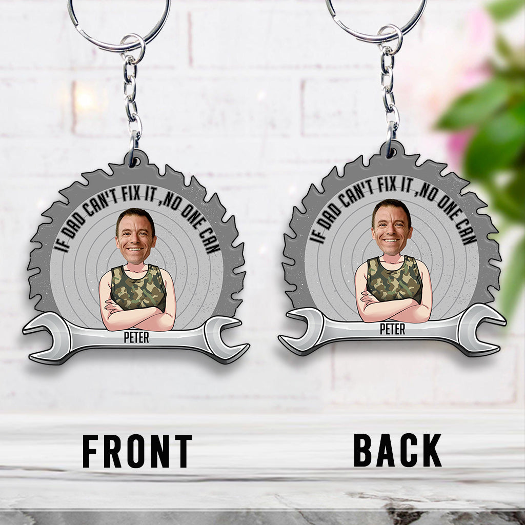 If Dad Can't Fix - Gift for dad, grandpa - Personalized Keychain