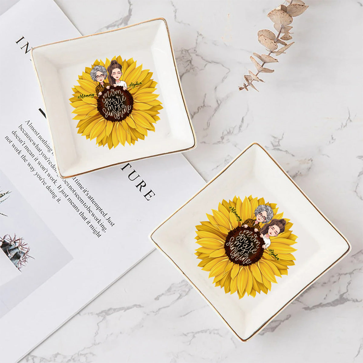 Mama, du bist mein Sonnenschein – Personalisierte Schmuckschale zum Muttertag