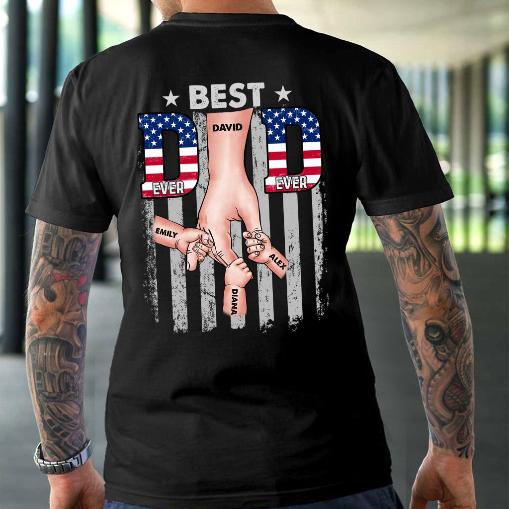 Best Dad Ever - Personalized Father T-shirt and Hoodie