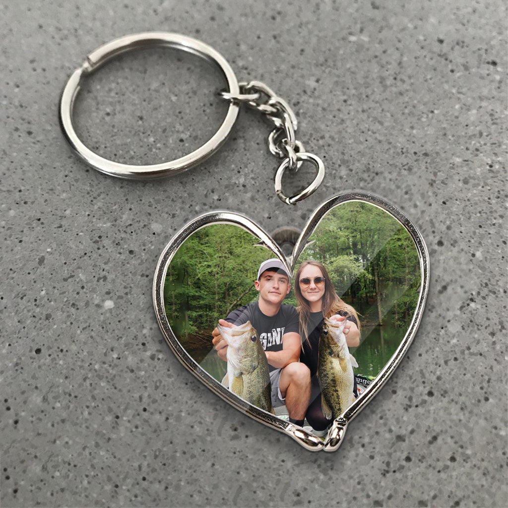 I’m Hooked On You - Personalized Fishing Keychain