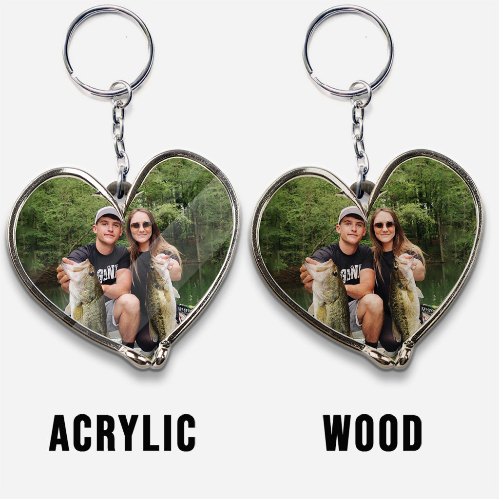 I’m Hooked On You - Personalized Fishing Keychain