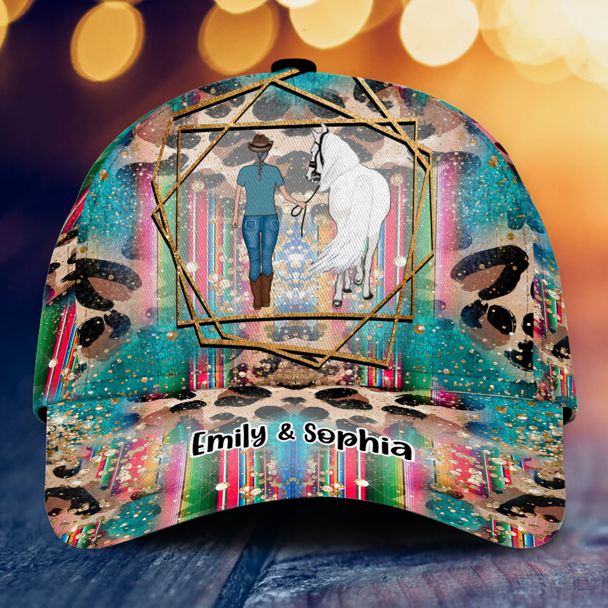 Einfach ein Mädchen, das Pferde liebt – Personalisierte klassische Pferdemütze