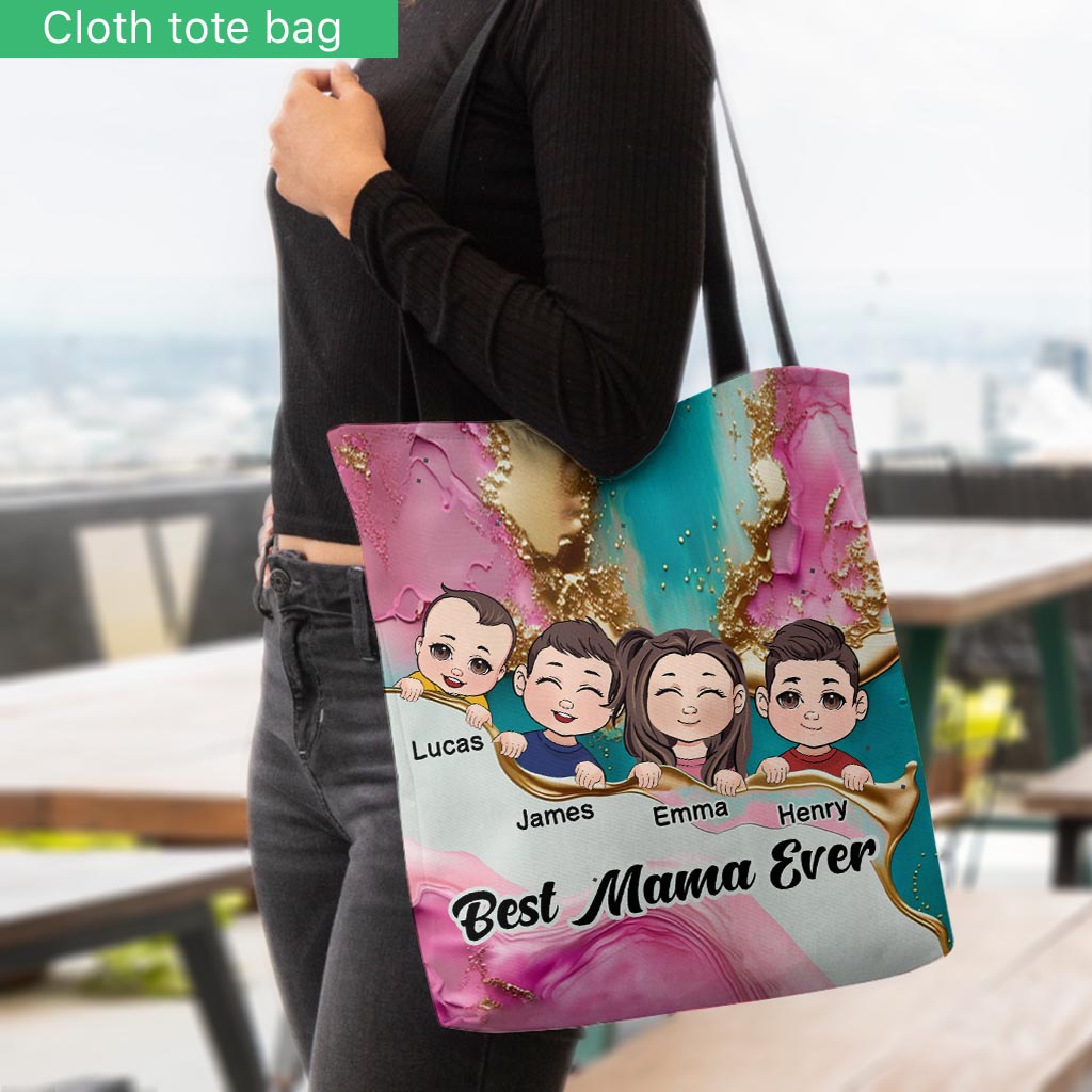 Beste Mama, Oma, Uroma, Gigi, Tante aller Zeiten – Personalisierte Muttertasche