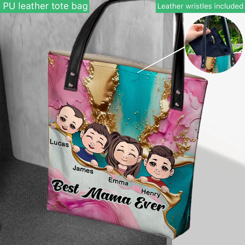 Beste Mama, Oma, Uroma, Gigi, Tante aller Zeiten – Personalisierte Muttertasche