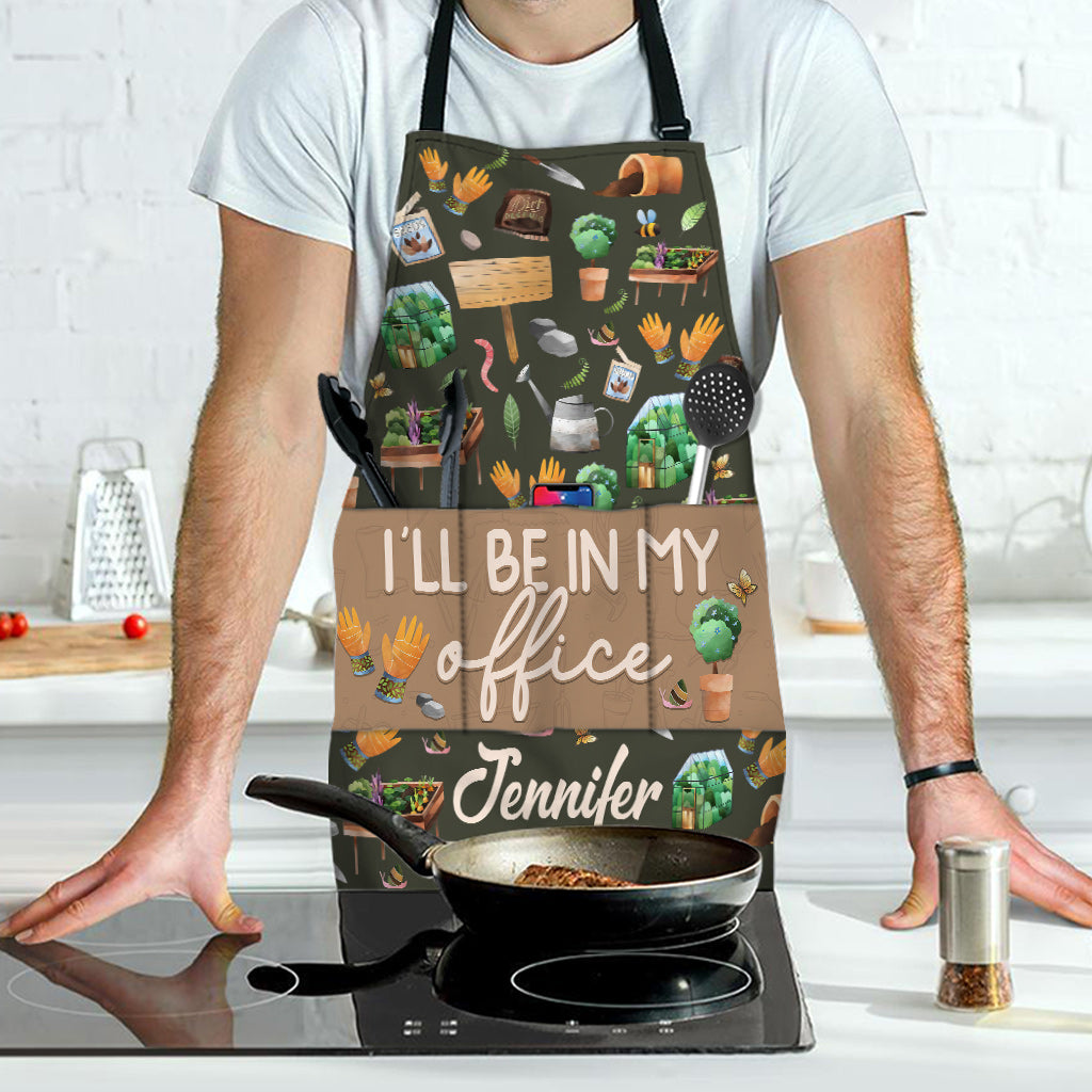 I'll Be In My Office - Personalized Gardening Apron