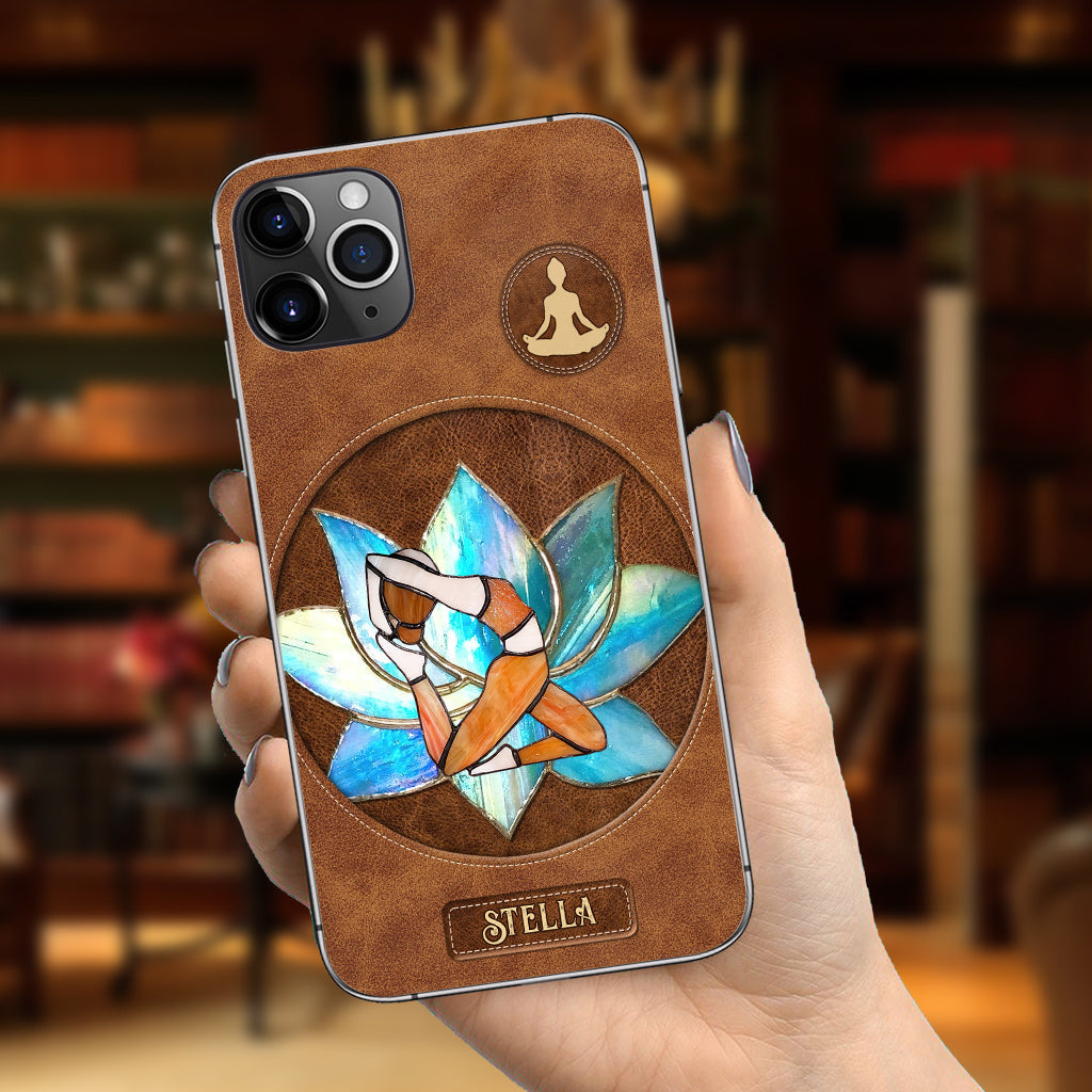 Namaste – Personalisierte Yoga-Handyhülle