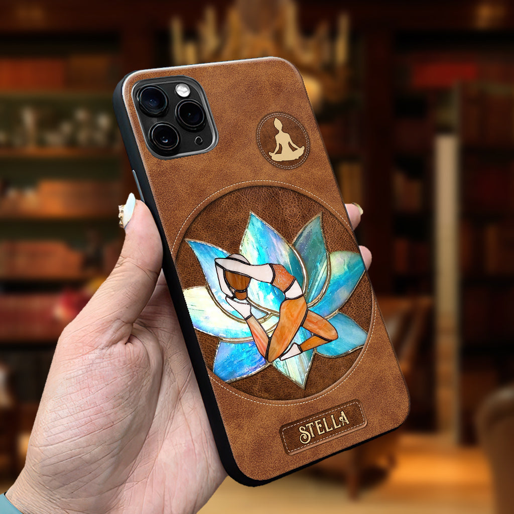 Namaste – Personalisierte Yoga-Handyhülle