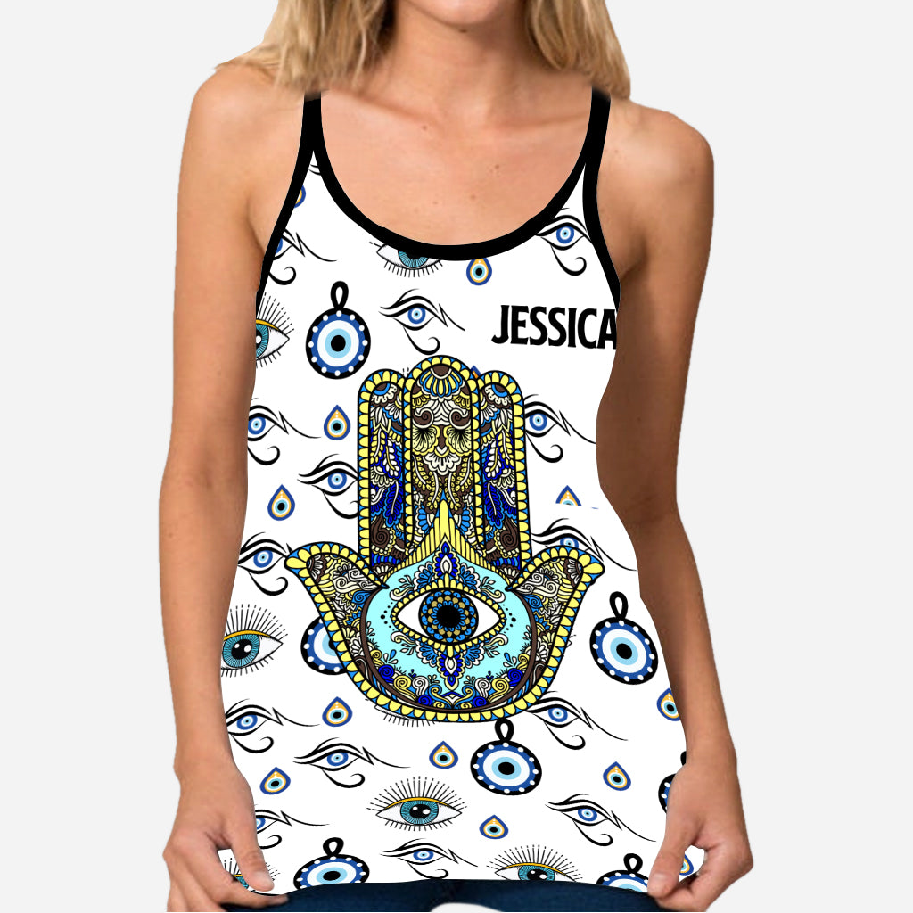 Namaste – Personalisiertes Yoga-Kreuz-Tanktop