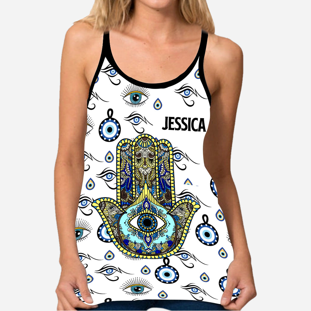 Namaste – Personalisiertes Yoga-Kreuz-Tanktop