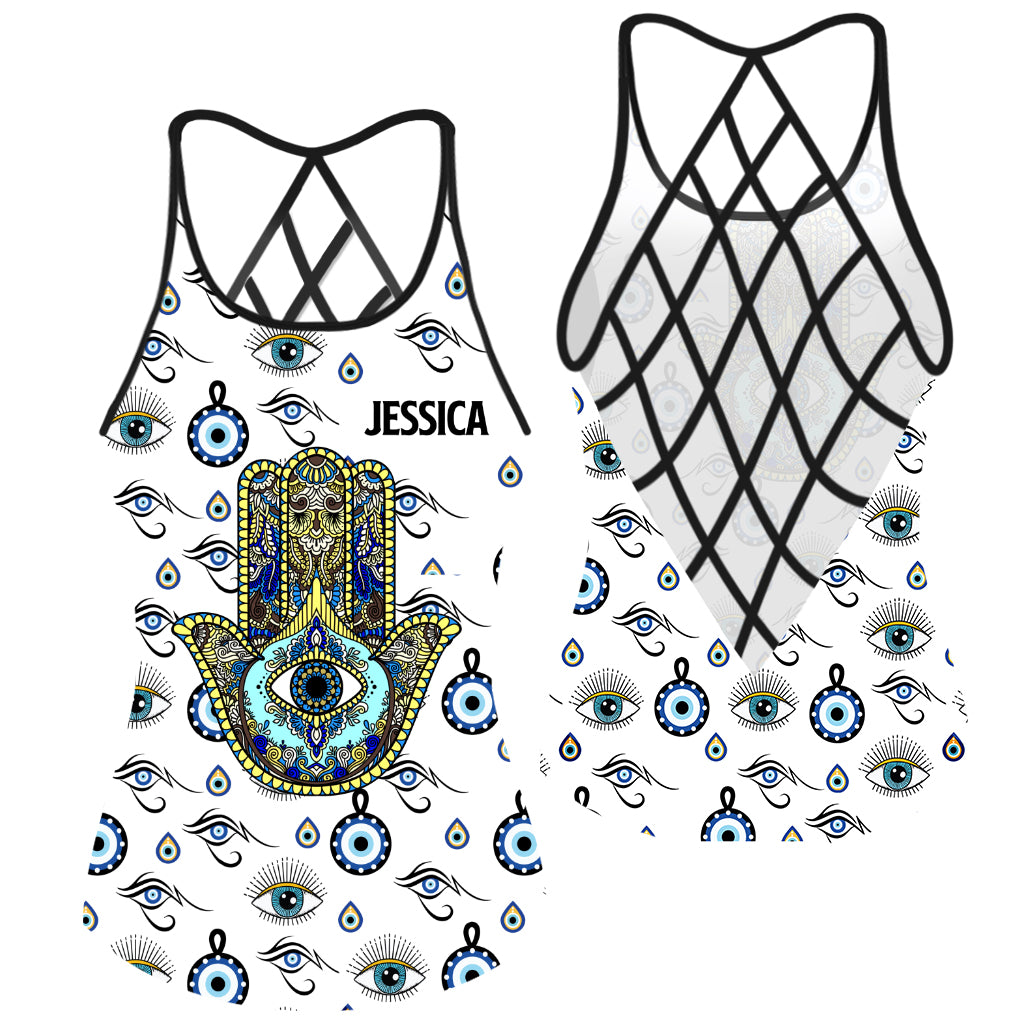 Namaste – Personalisiertes Yoga-Kreuz-Tanktop