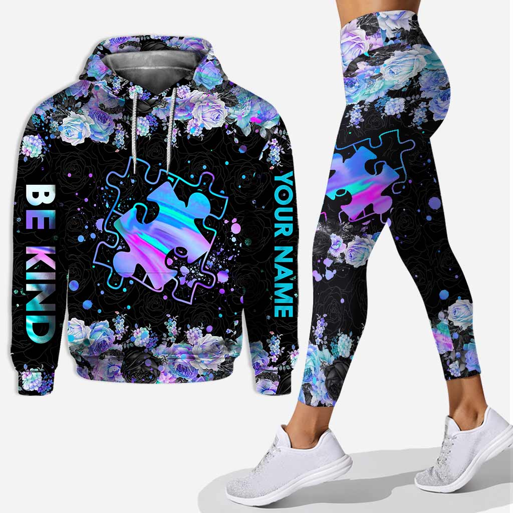 Liebe Autismus – Personalisierter Hoodie und Leggings zur Sensibilisierung für Autismus