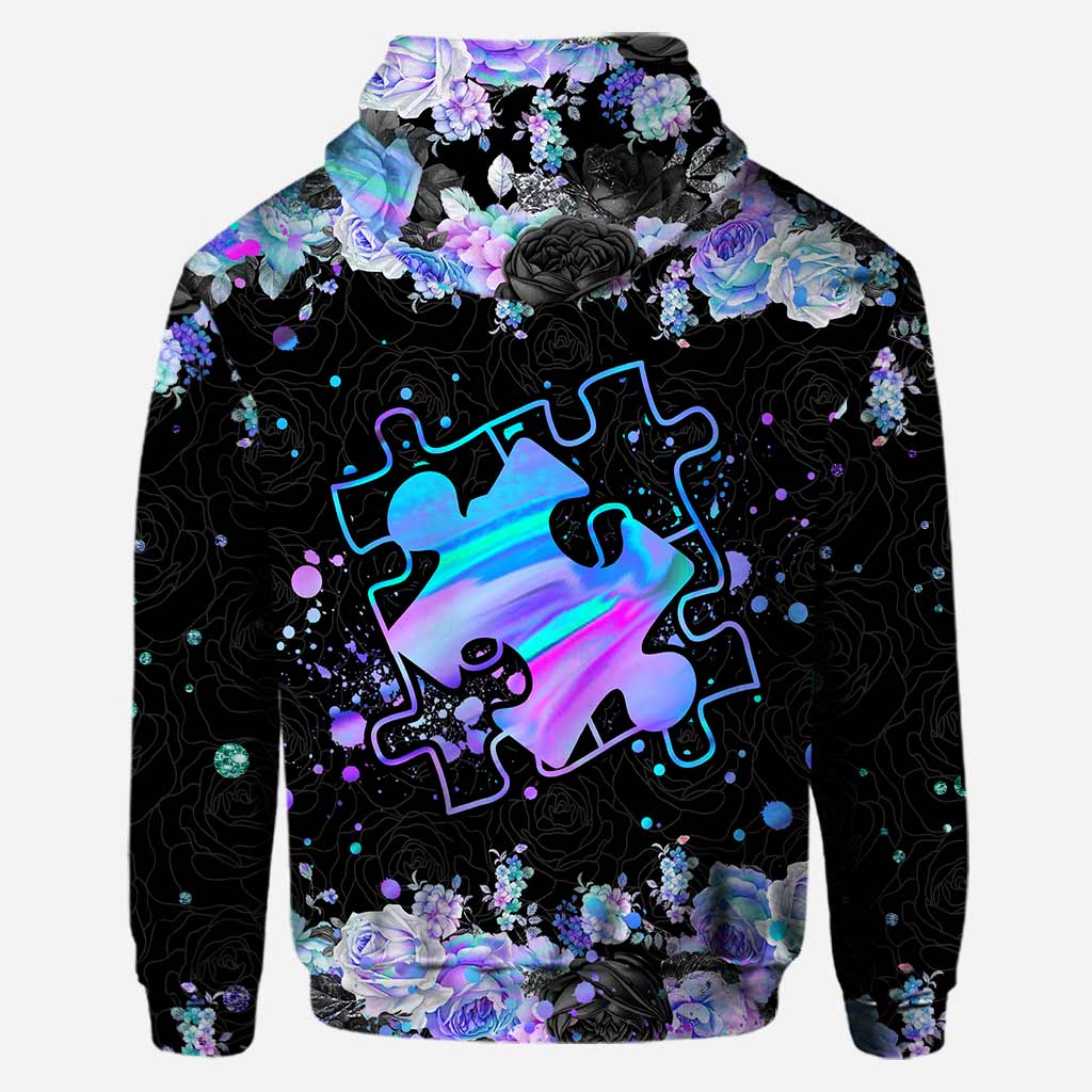 Liebe Autismus – Personalisierter Hoodie und Leggings zur Sensibilisierung für Autismus