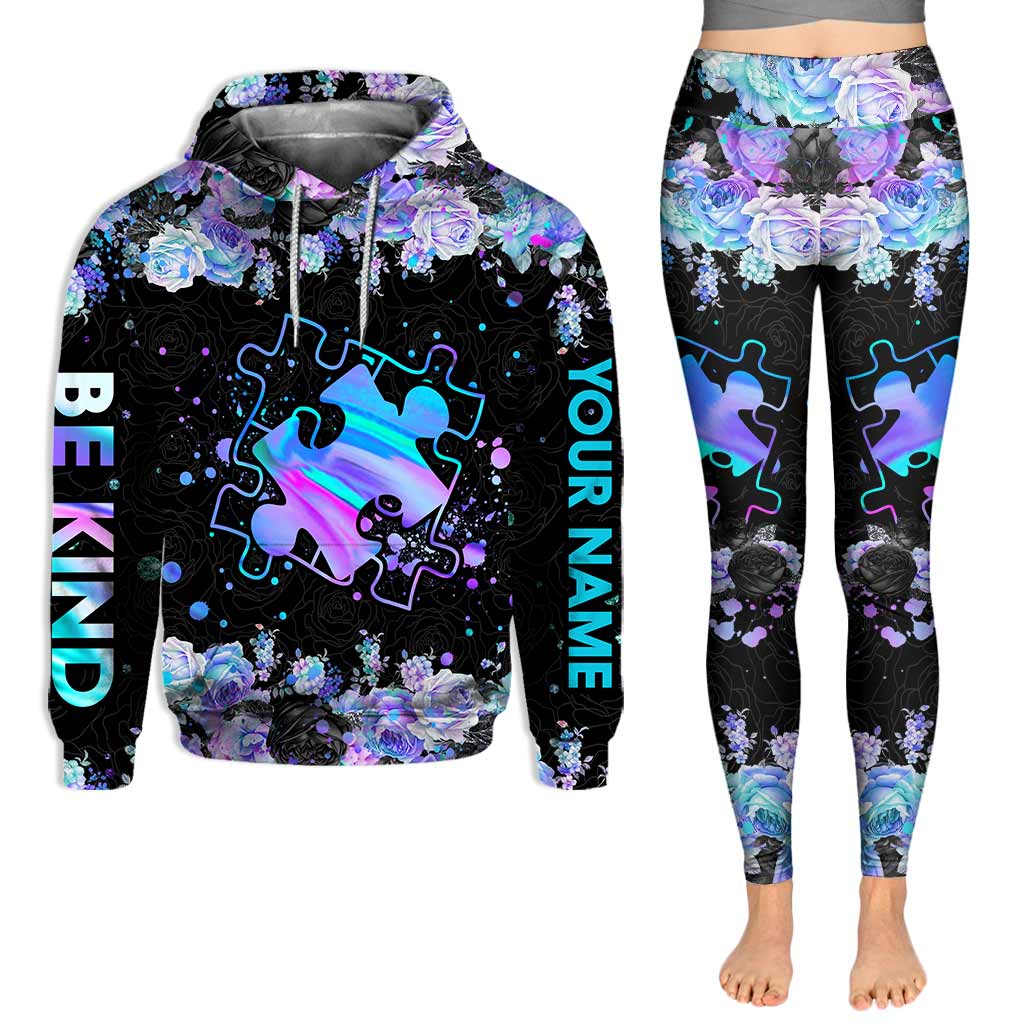 Liebe Autismus – Personalisierter Hoodie und Leggings zur Sensibilisierung für Autismus