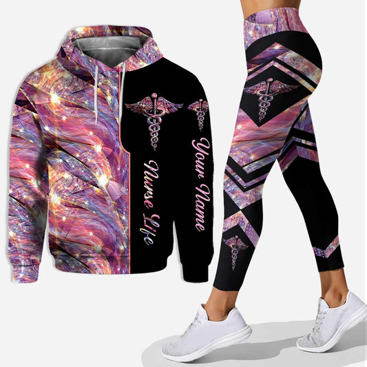 Nurse Life – Personalisierter Hoodie und Leggings