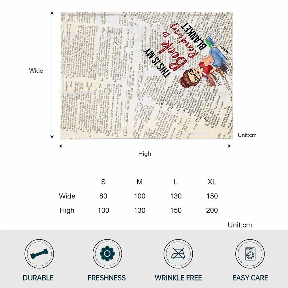 Das ist meine Lesedecke – personalisierte Lesedecke