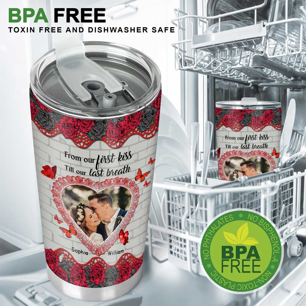 Der Tag, an dem ich dich traf – Personalisierter Pärchenbecher