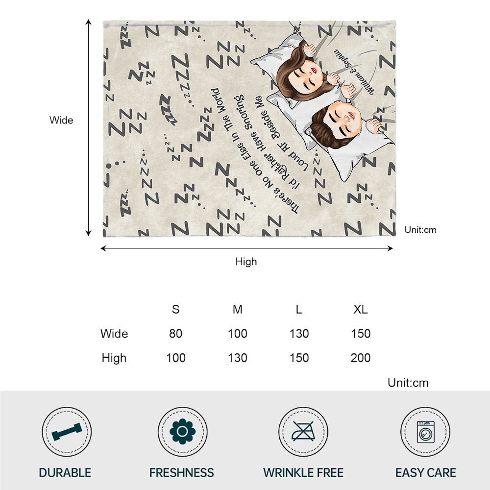 Es gibt keinen anderen auf der Welt – personalisierte Pärchendecke