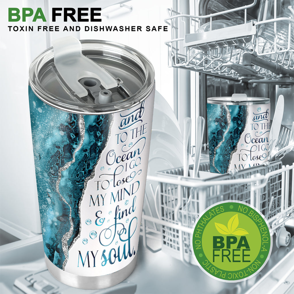 Zum Ozean - Personalisierter Schildkröten-Trinkbecher