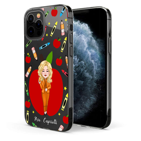 Danke Lehrer/in – Personalisierte transparente Handyhülle für Lehrer/innen