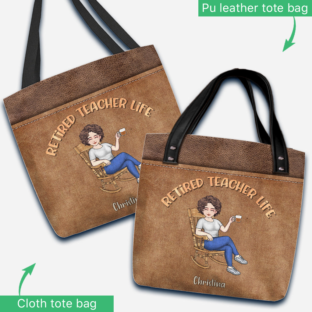 This Bag Contains - Personalized Teacher Tote Bag