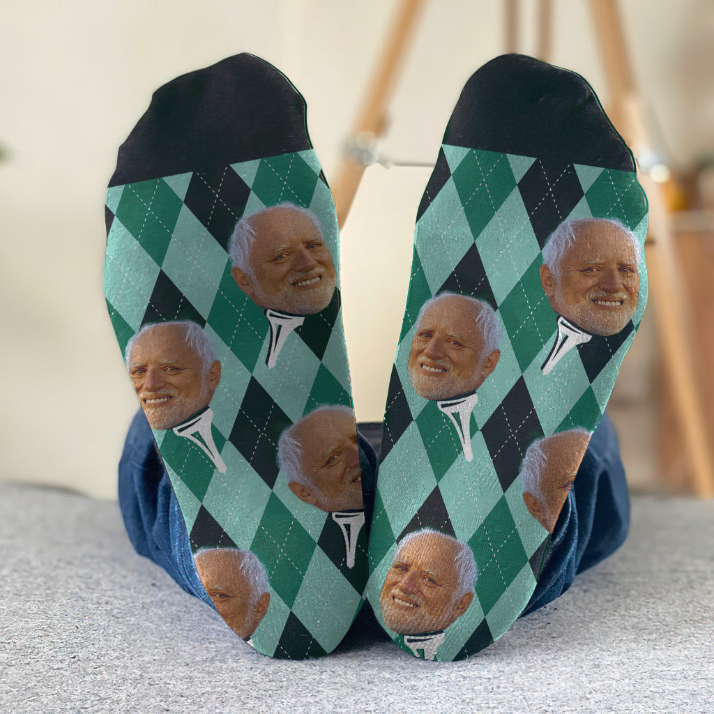 Dad's Lucky Golf Socks - Personalized Golf Socks