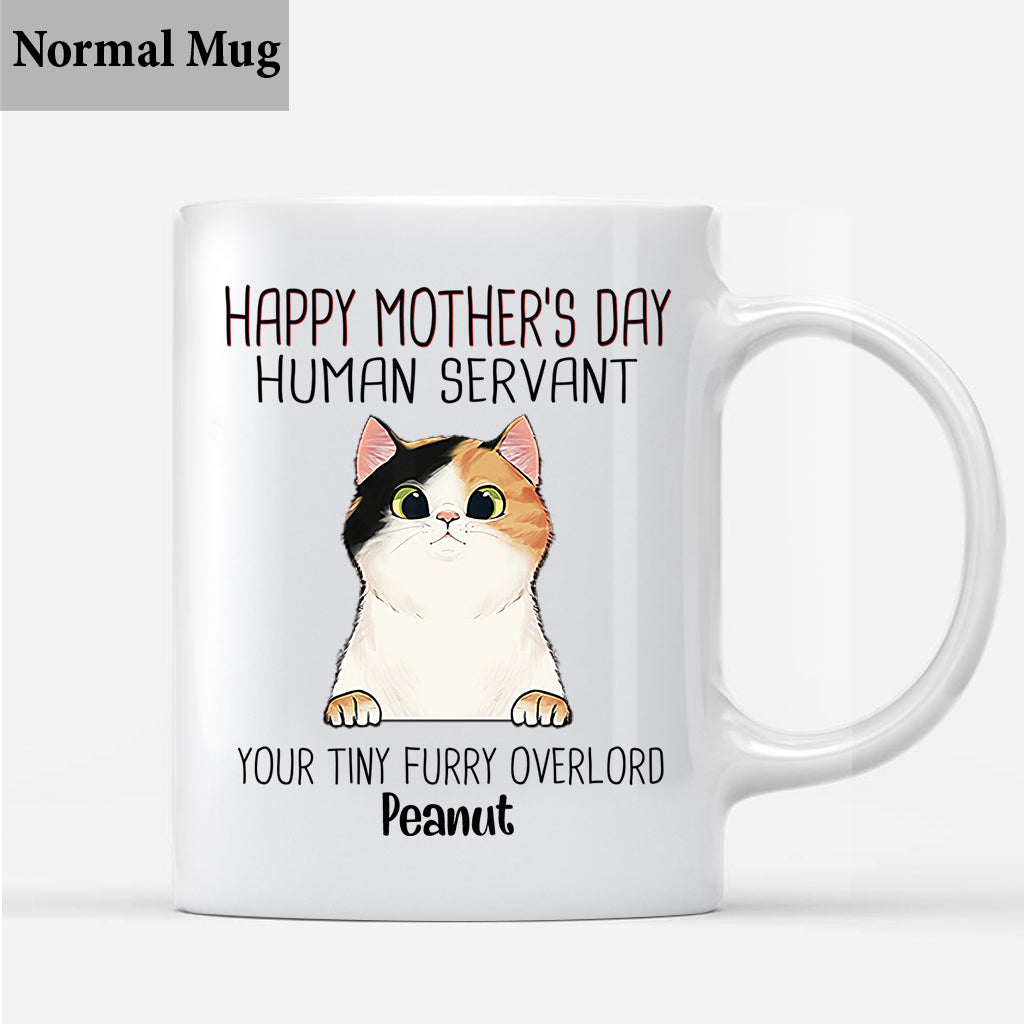 Menschlicher Diener – Personalisierte Katzentasse