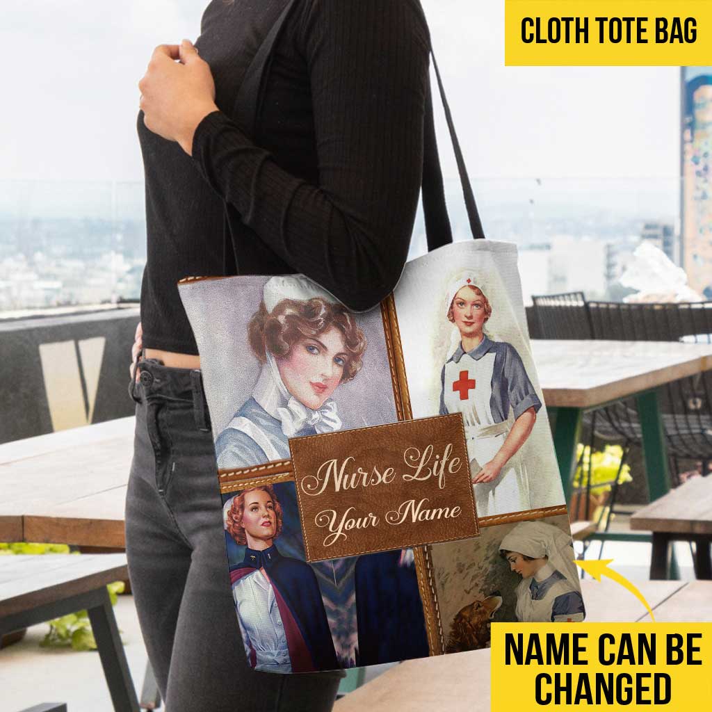 Nurse Life Personalized Tote Bag