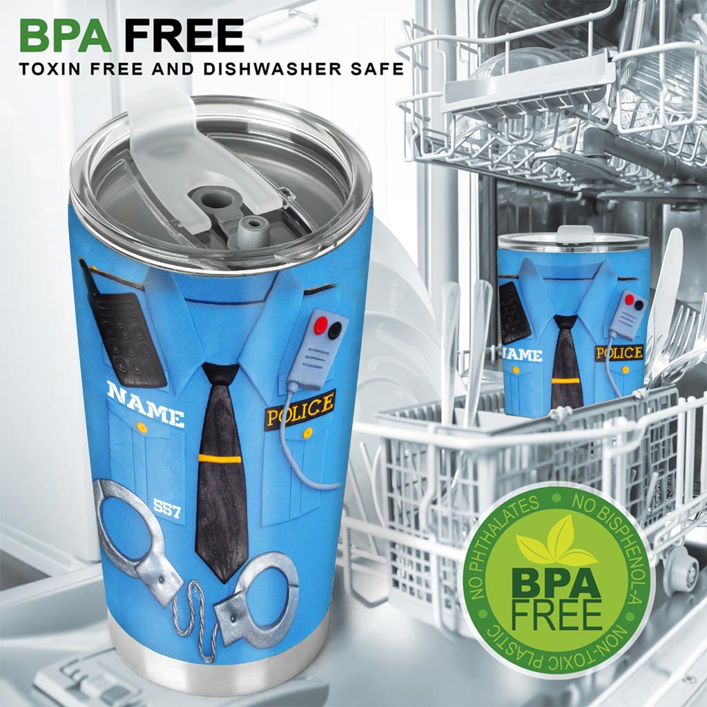 Komm sicher nach Hause – Personalisierter Polizei-Trinkbecher