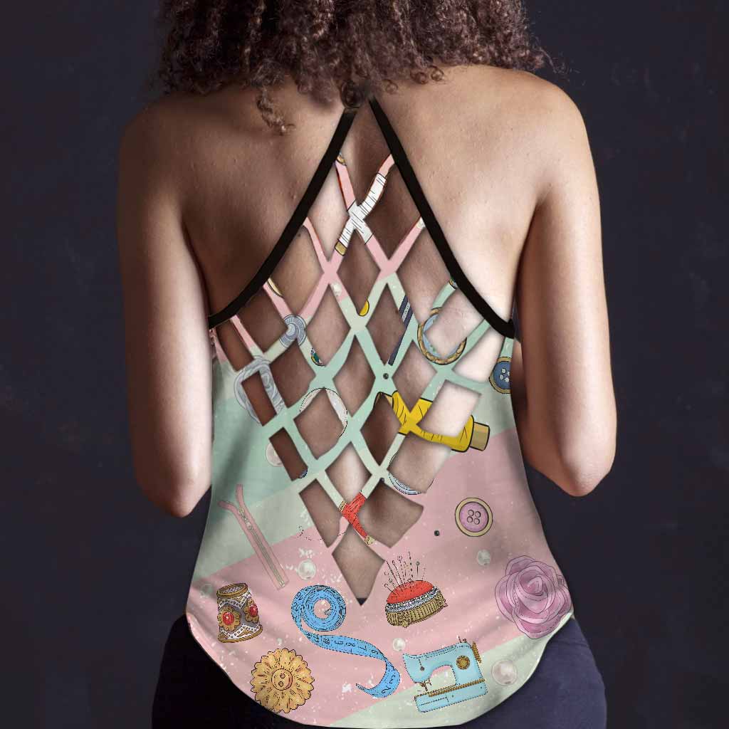 I Don't Hoard Fabric - Sewing Cross Tank Top