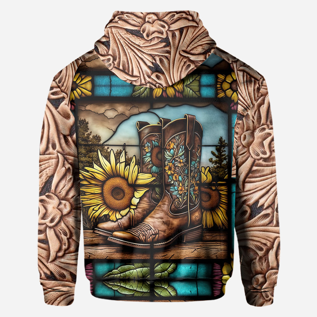 Vintage Country Boots für Pferdeliebhaber – Personalisiertes Shirt mit Pferdemotiv