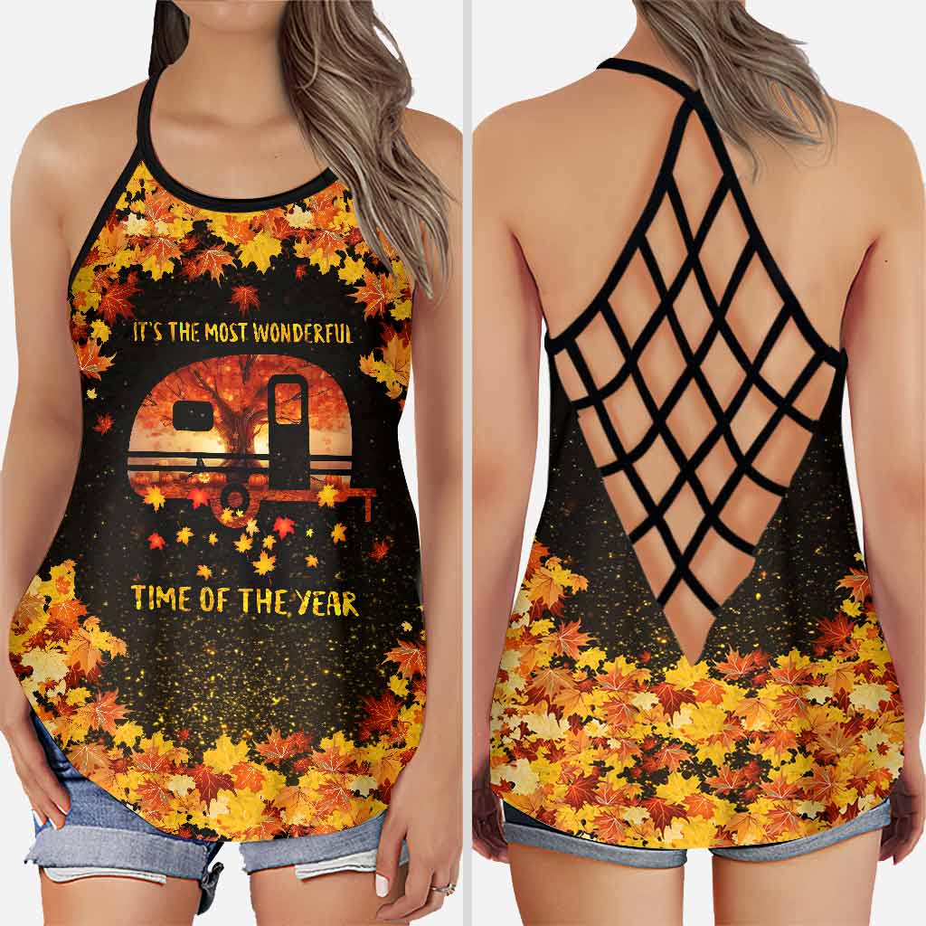 Wonderful Time Of The Year - Camping Cross Tank Top