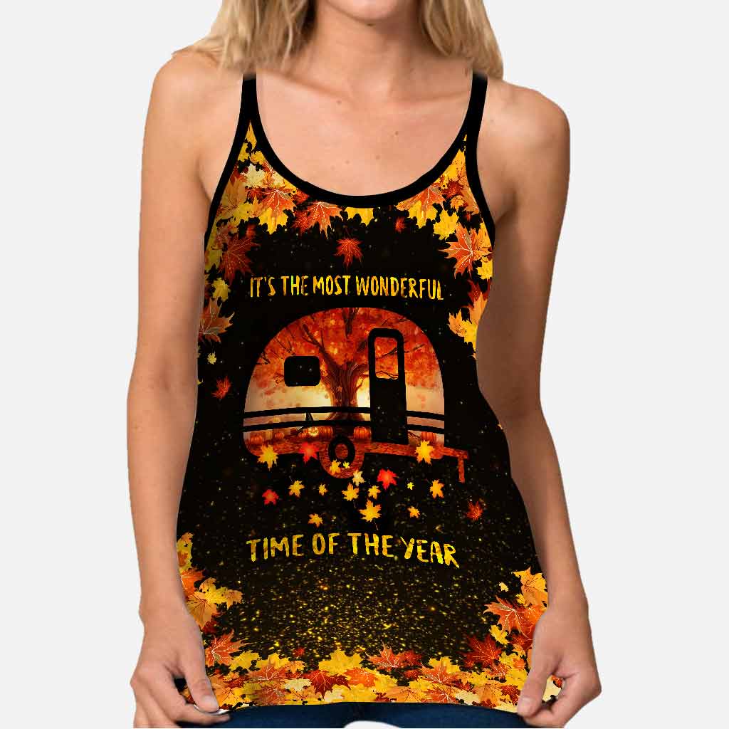 Wonderful Time Of The Year - Camping Cross Tank Top