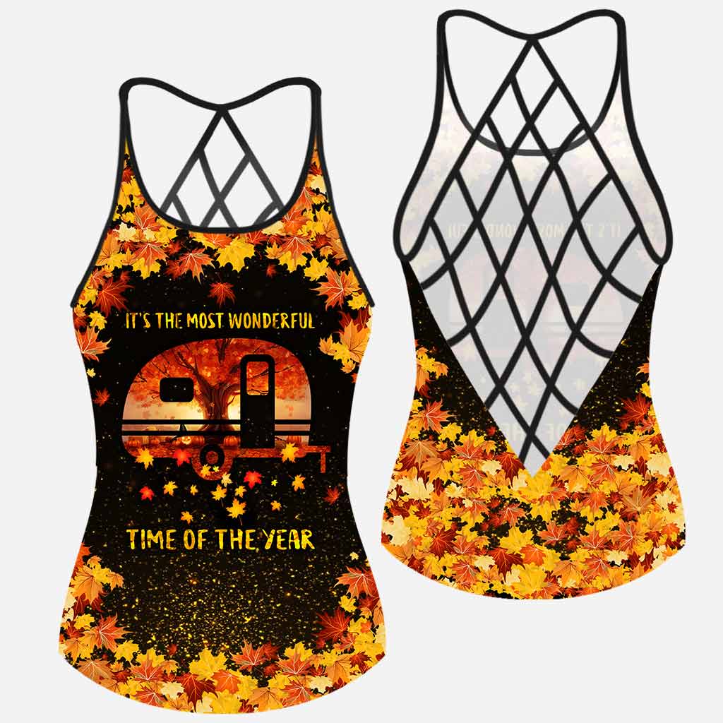 Wonderful Time Of The Year - Camping Cross Tank Top