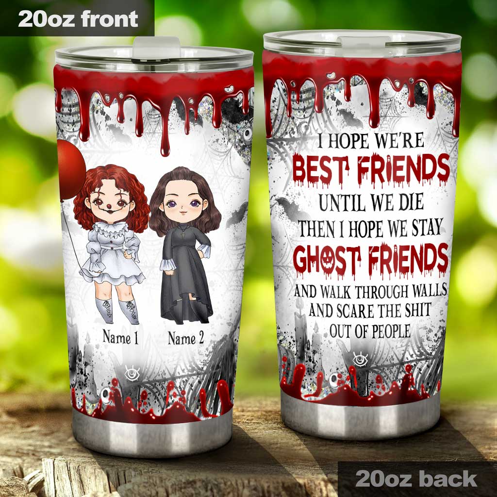 Ghost Sisters - Personalisierter Halloween-Becher für die beste Freundin