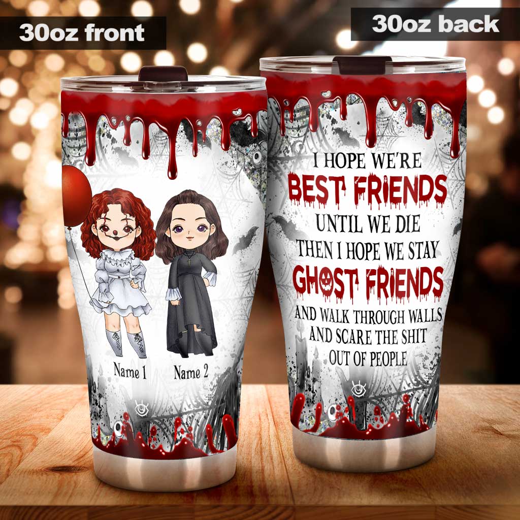 Ghost Sisters - Personalisierter Halloween-Becher für die beste Freundin