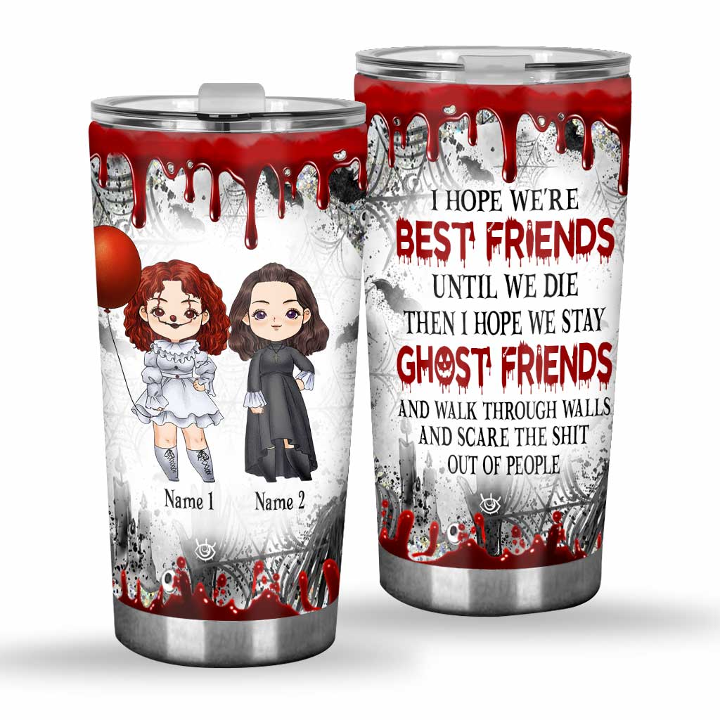 Ghost Sisters - Personalisierter Halloween-Becher für die beste Freundin